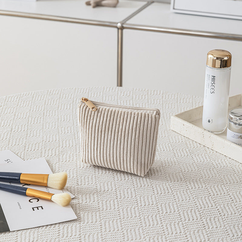 Corduroy Cosmetic Bag
