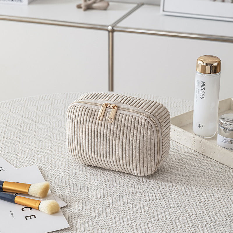 Corduroy Cosmetic Bag