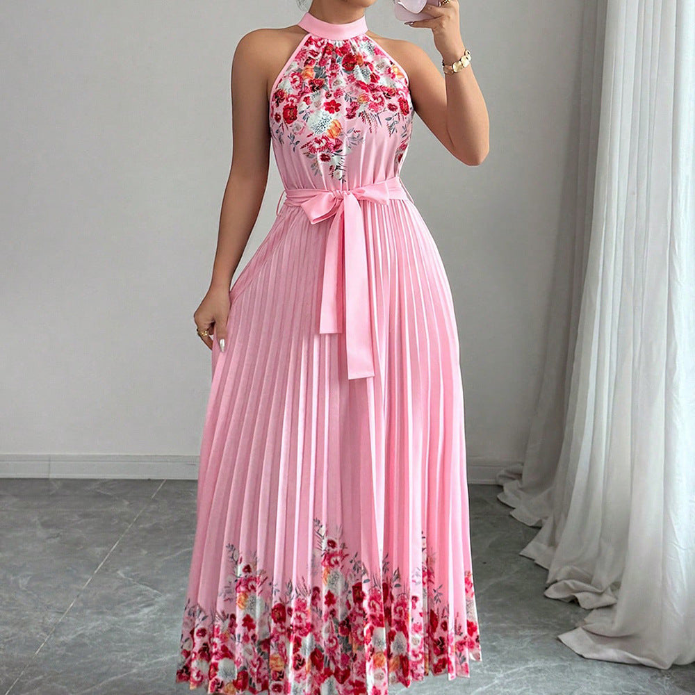 Pink Printed Dress