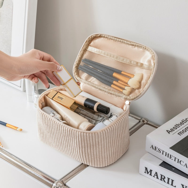 Corduroy Cosmetic Bag