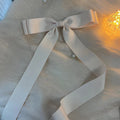 Ribbon Spring Clip Headwear With Ribbon Edge