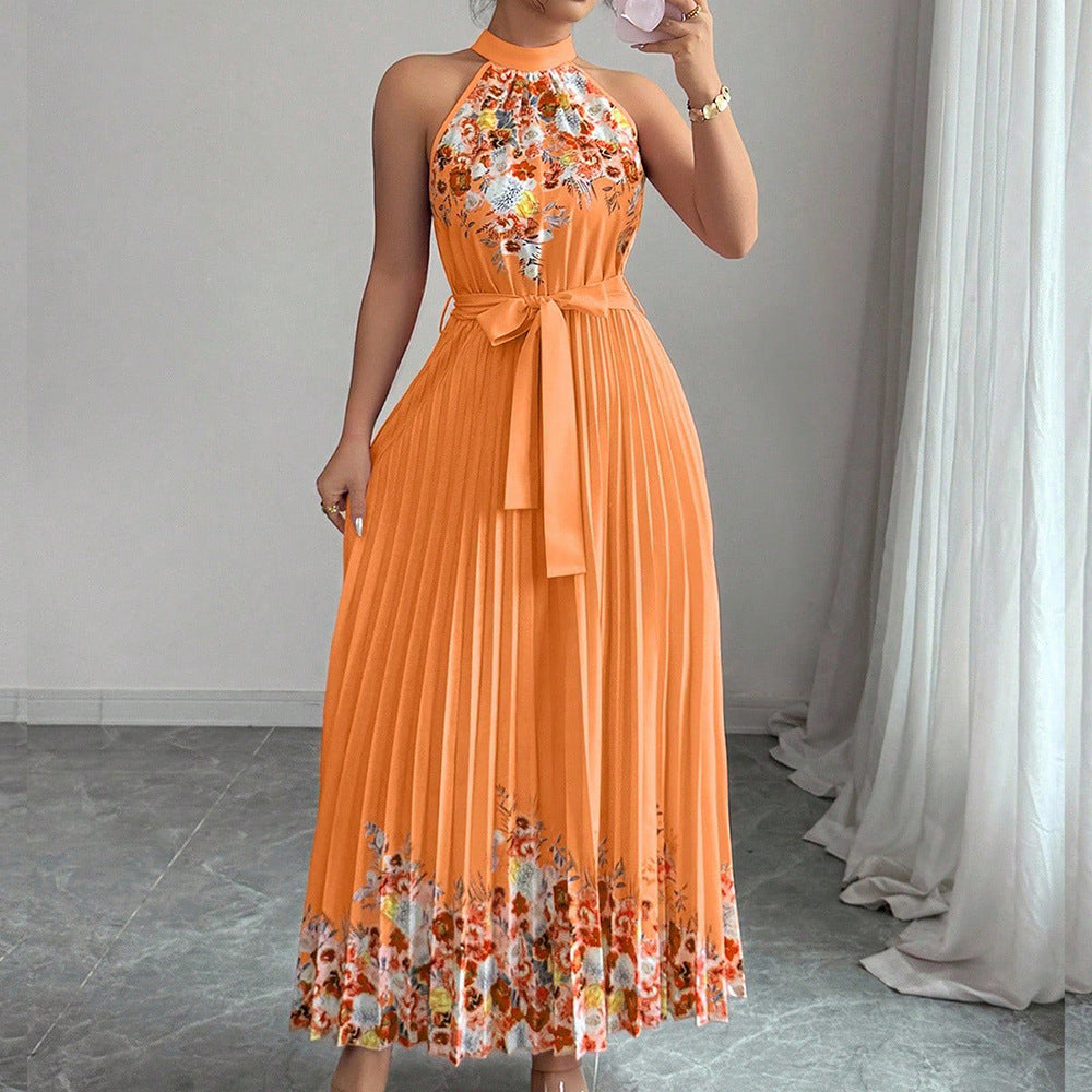 Pink Printed Dress