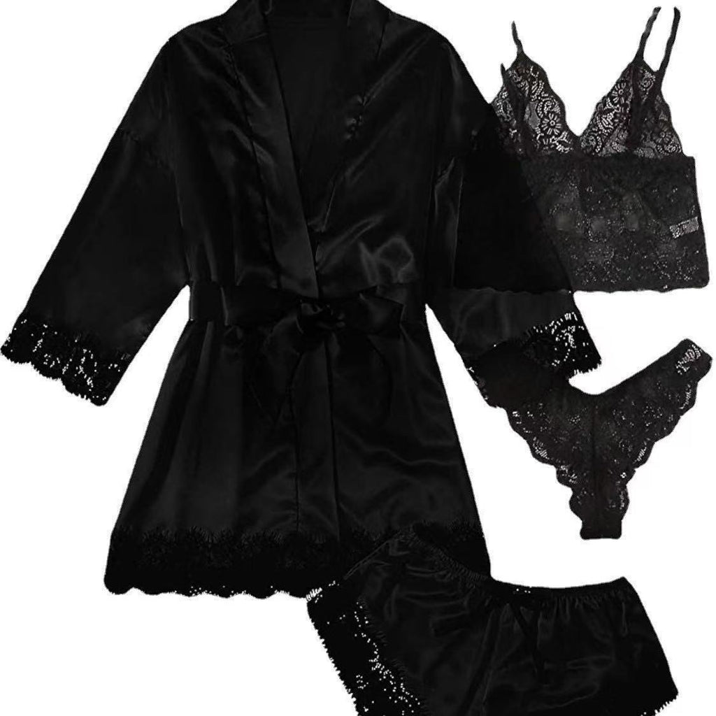 Women's Lace Pajama Set