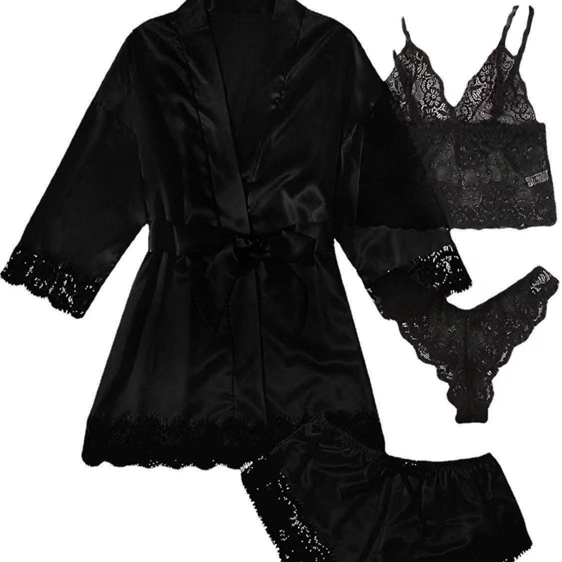 Women's Lace Pajama Set