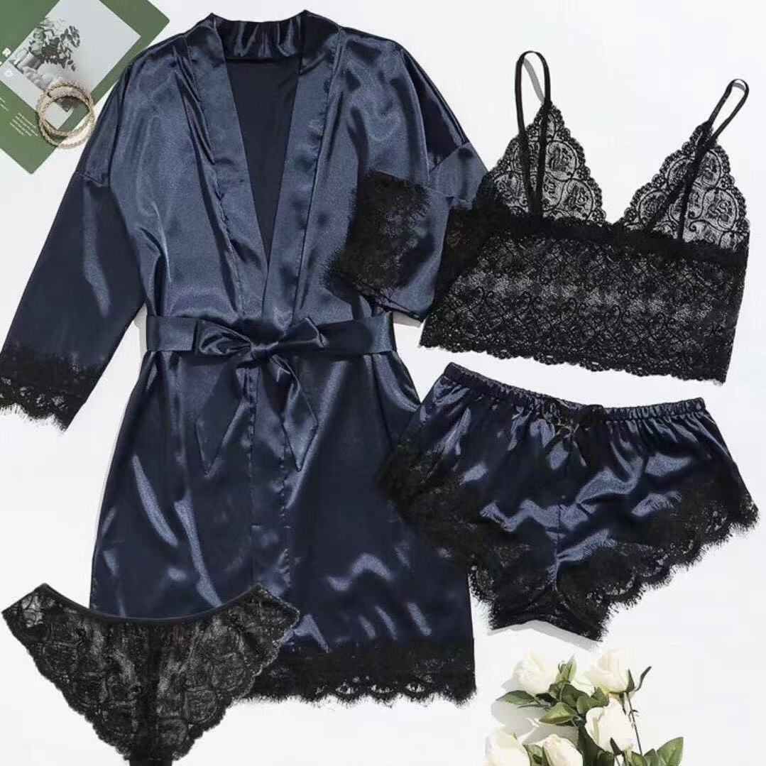 Women's Lace Pajama Set