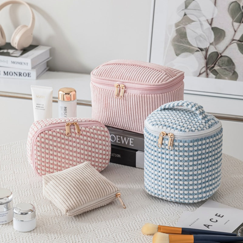 Corduroy Cosmetic Bag