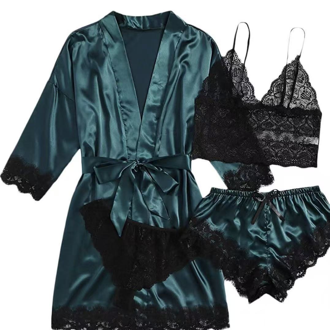 Women's Lace Pajama Set