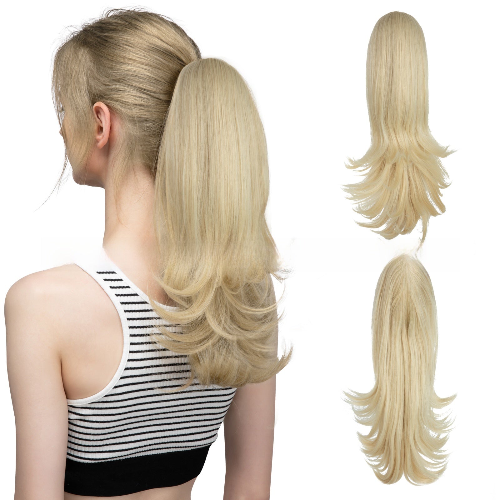 Synthetic Hair Clip-on Ponytail