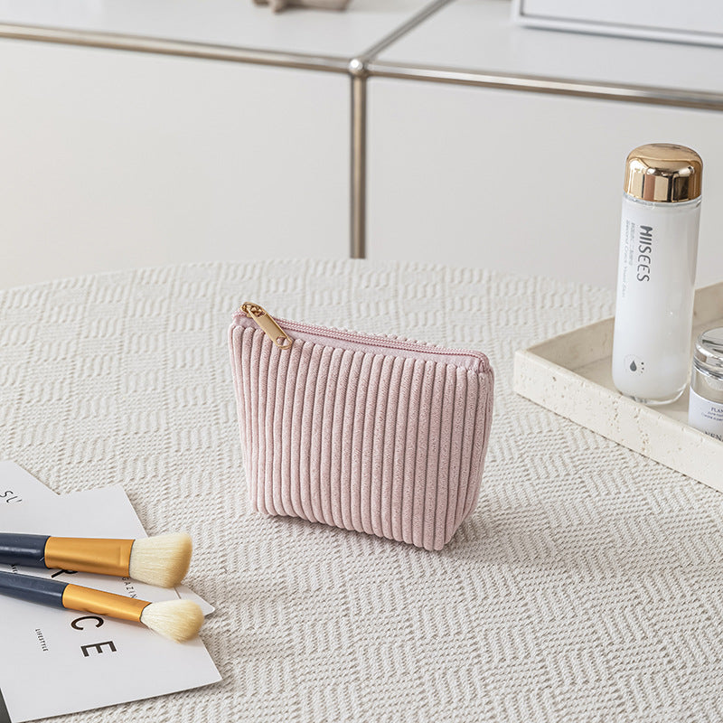 Corduroy Cosmetic Bag